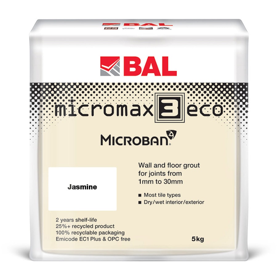 5kg BAL Micromax 3 Eco Jasmine Grout