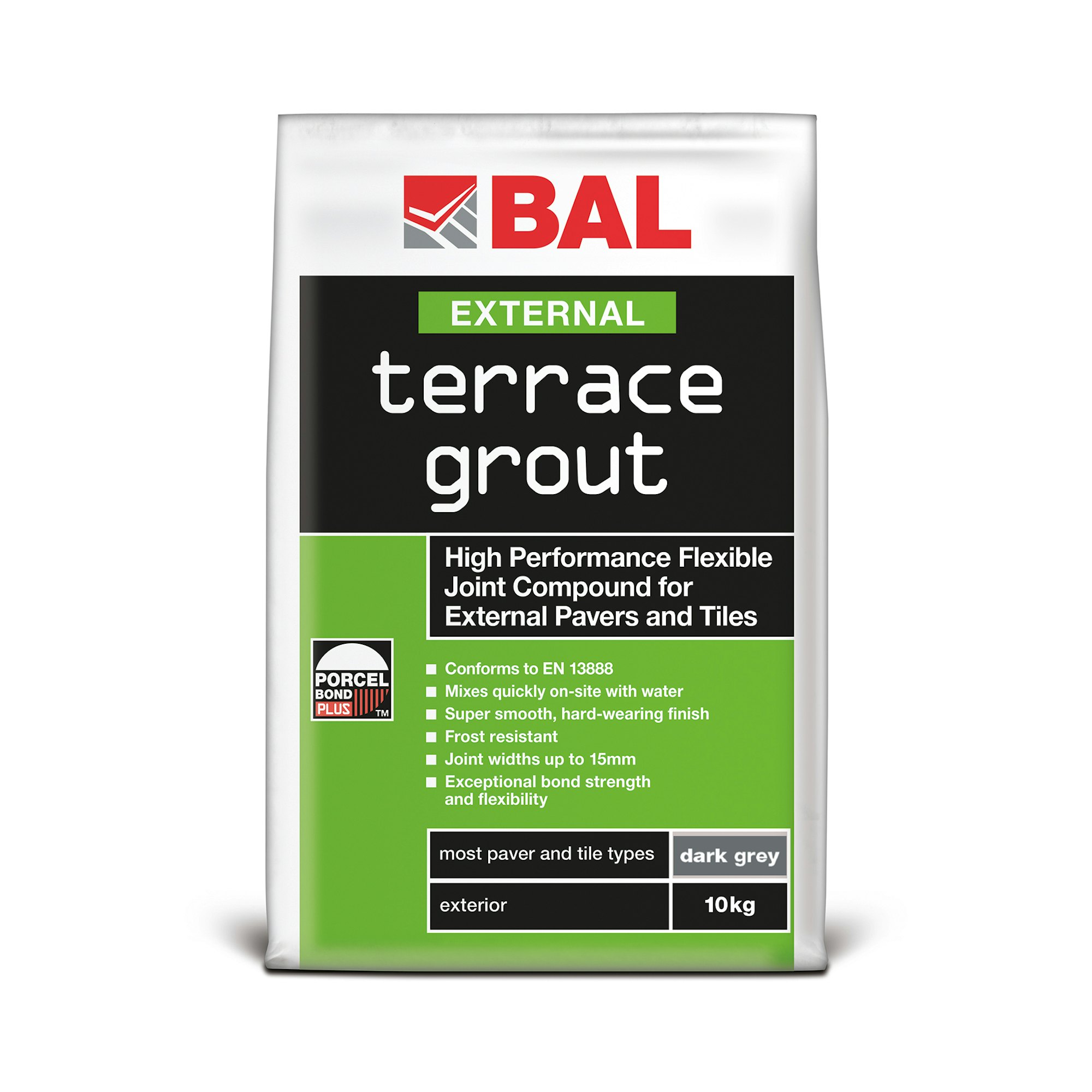 BAL Terrace Grout Dark Grey 10kg
