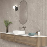 Madone Taupe Textured Decor Wall Tile