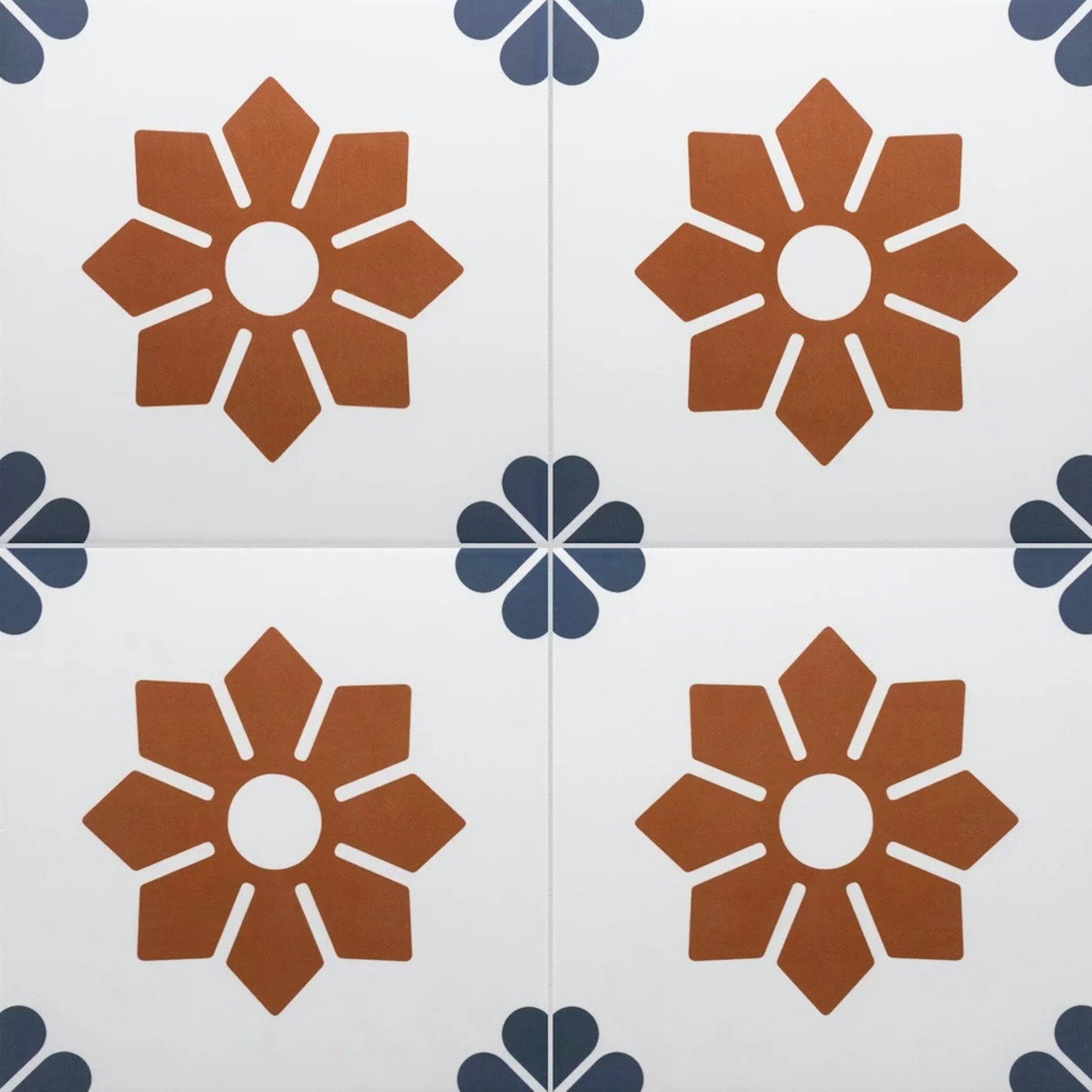 Middleham Burnsall Patterned Tile