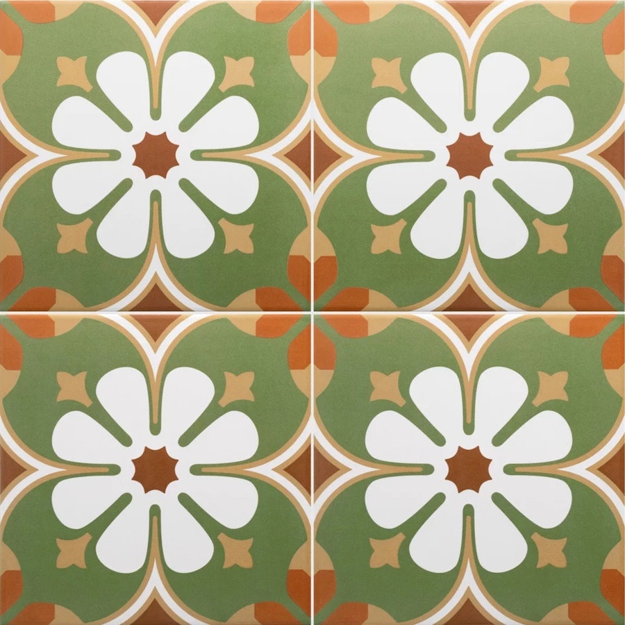 Middleham Grassington Patterned Tile