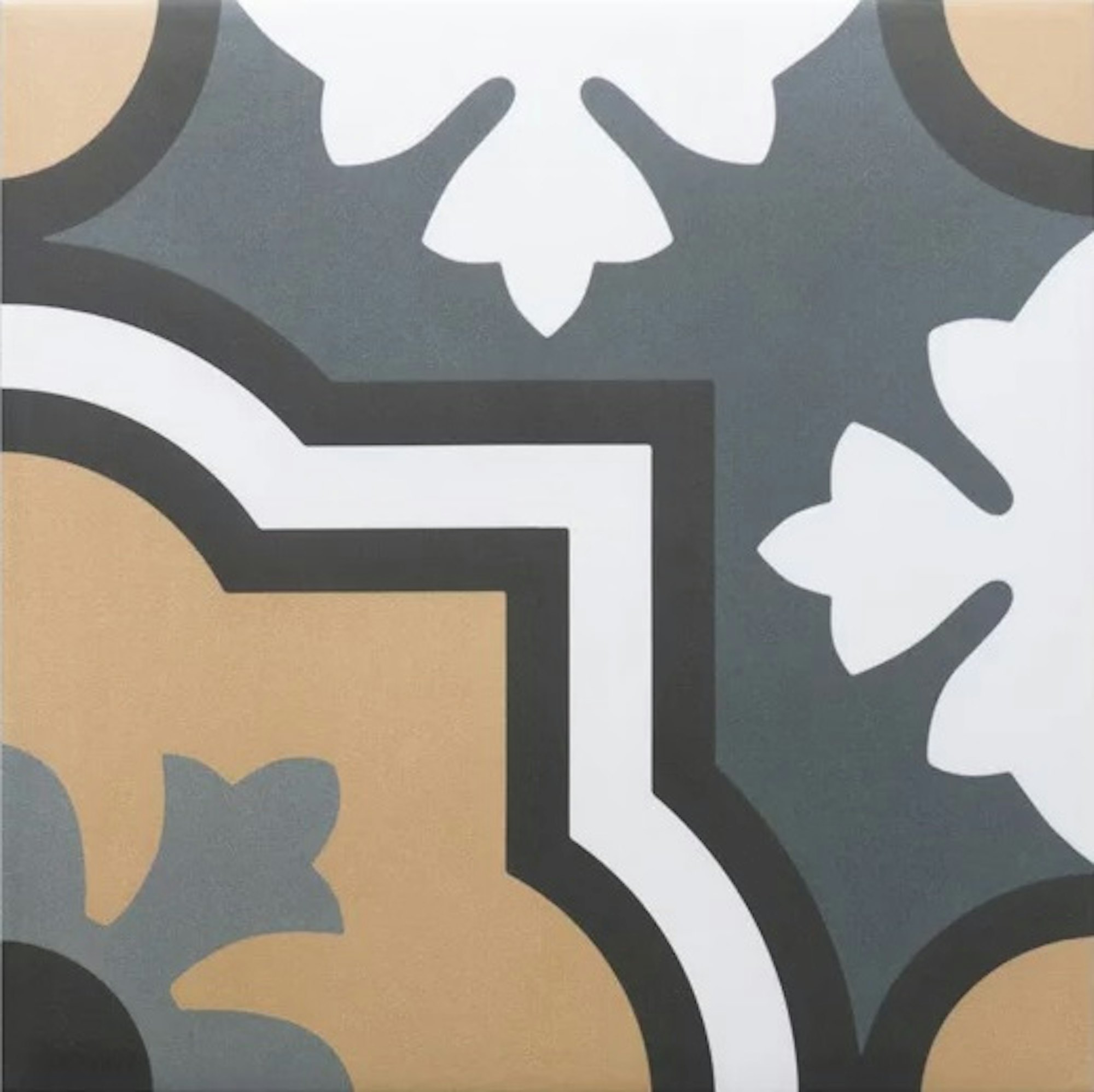 Middleham Lofthouse Gris Patterned Tile