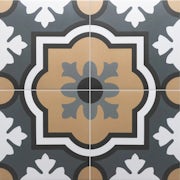 Middleham Lofthouse Gris Patterned Tile