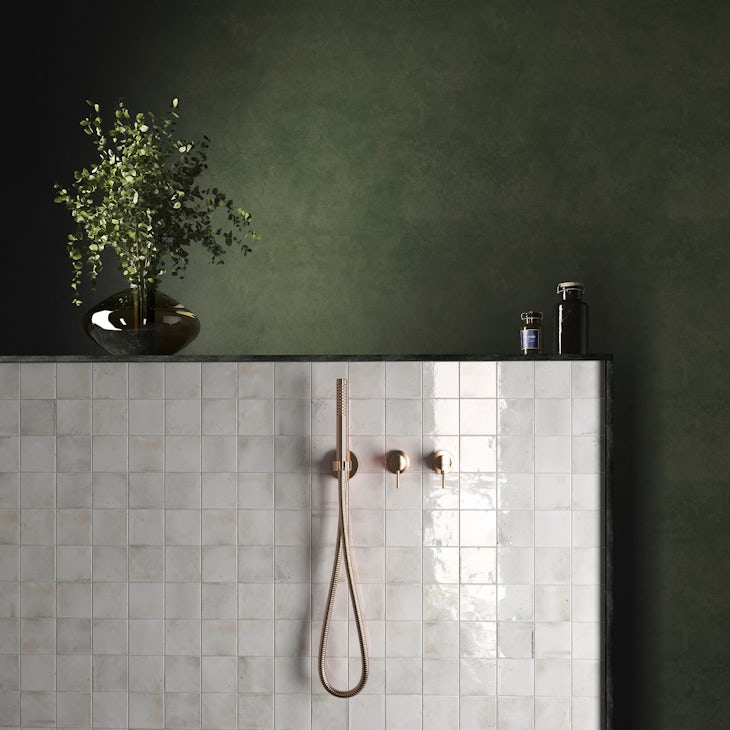 Santiago White Bathroom Wall Tile